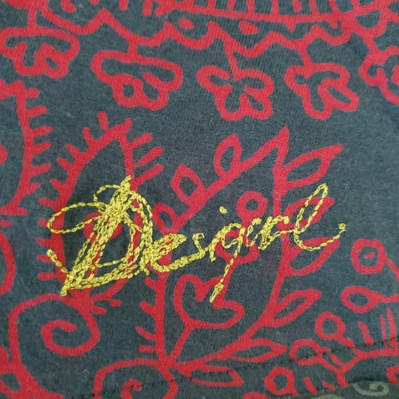 Desigual colorful stretch skirt sz xl - Picture 7 of 9